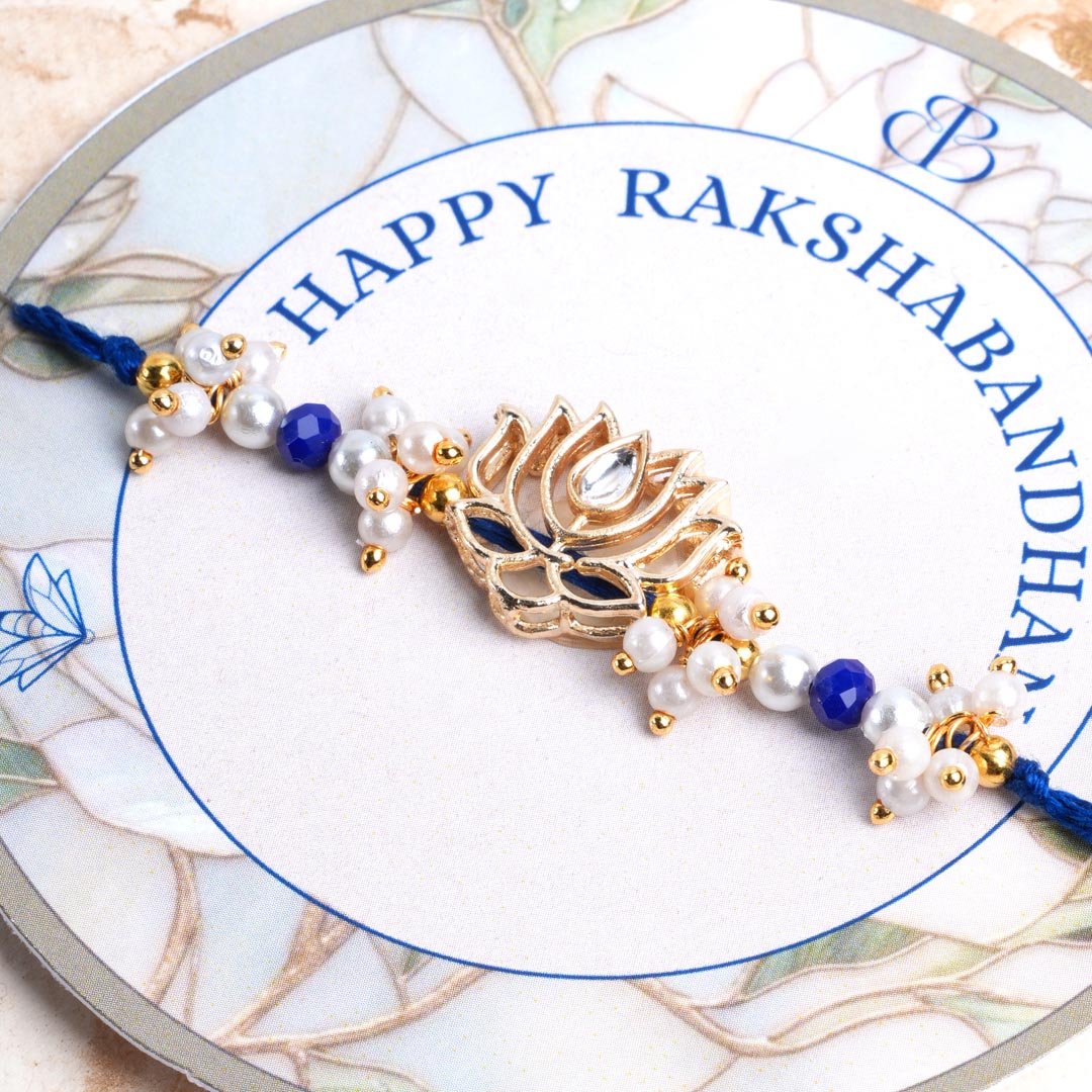 Blue Lotus Rakhi