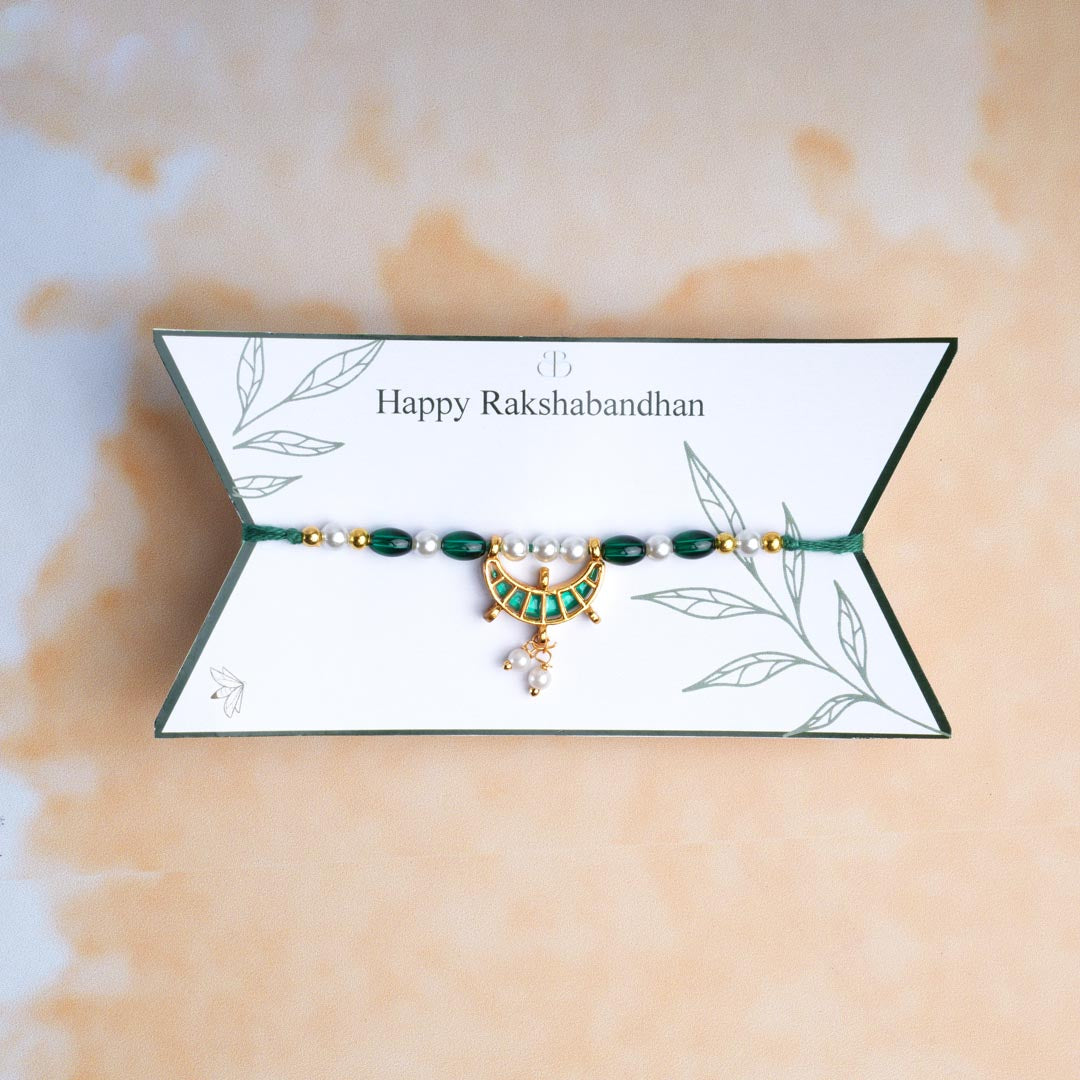 The Green Chandani Rakhi
