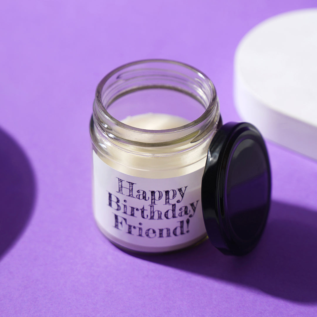 Candle - "Happy Birthday Friend!"