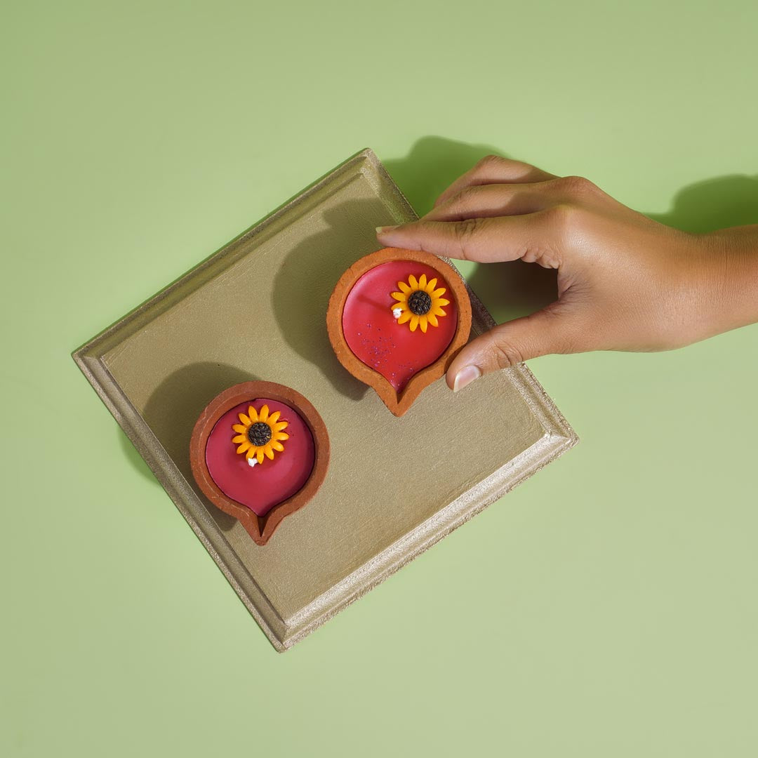 Rustic Diwali Diya Set