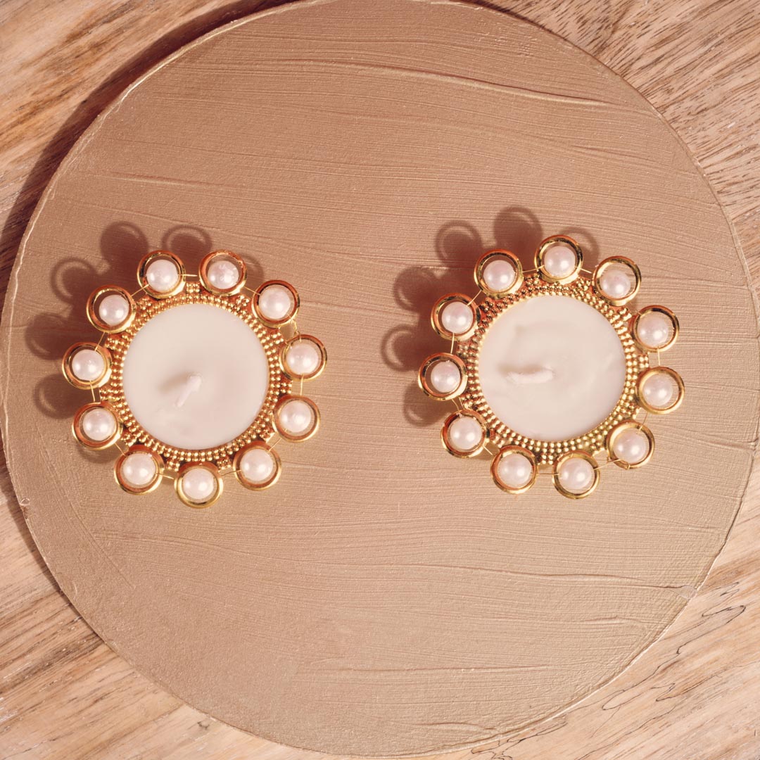 Pearl Urli Diya Set