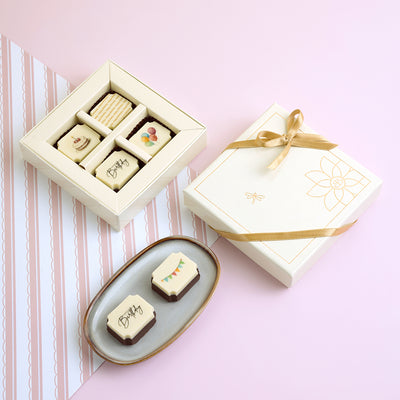 Birthday Bliss Chocolate Set of 4