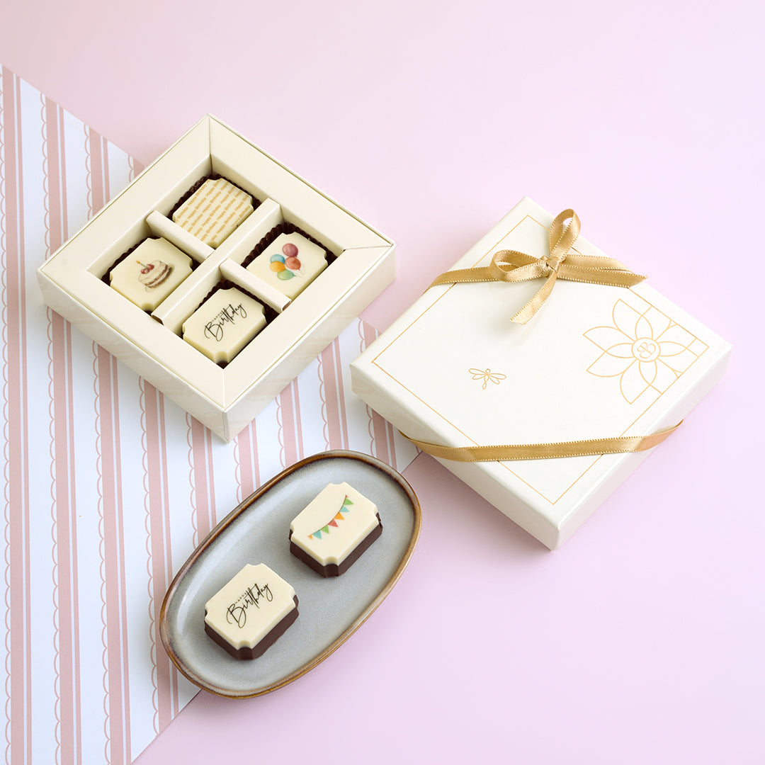 Birthday Bliss Chocolate Set of 4