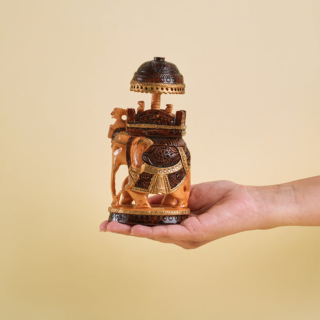 Ambari Wooden Elephant