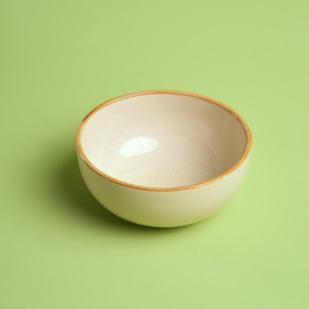 Beige Ceramic Bowl