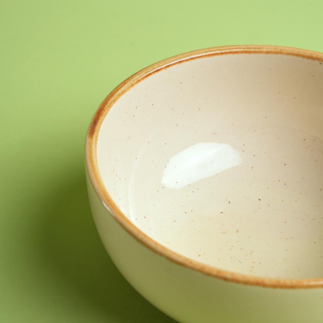 Beige Ceramic Bowl
