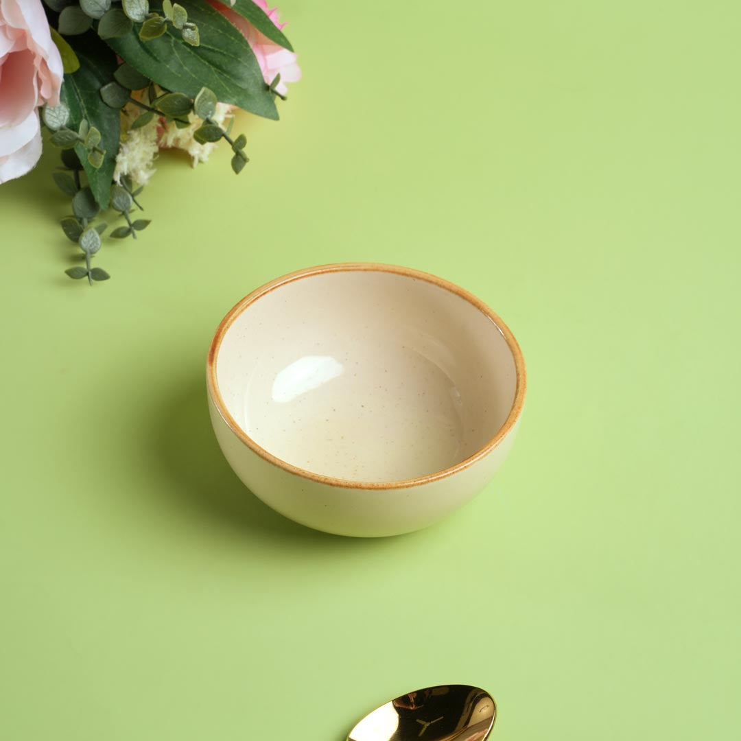 Beige Ceramic Bowl