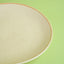 Beige Ceramic Plate
