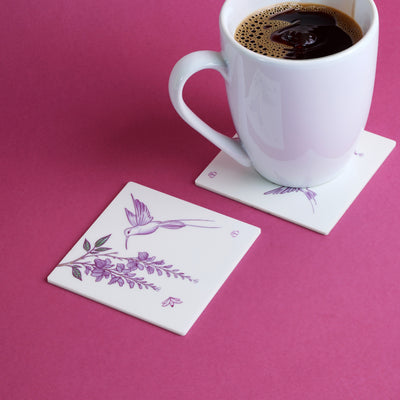 Lilac Coasters