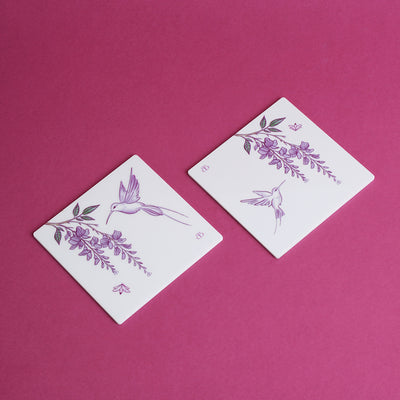 Lilac Coasters