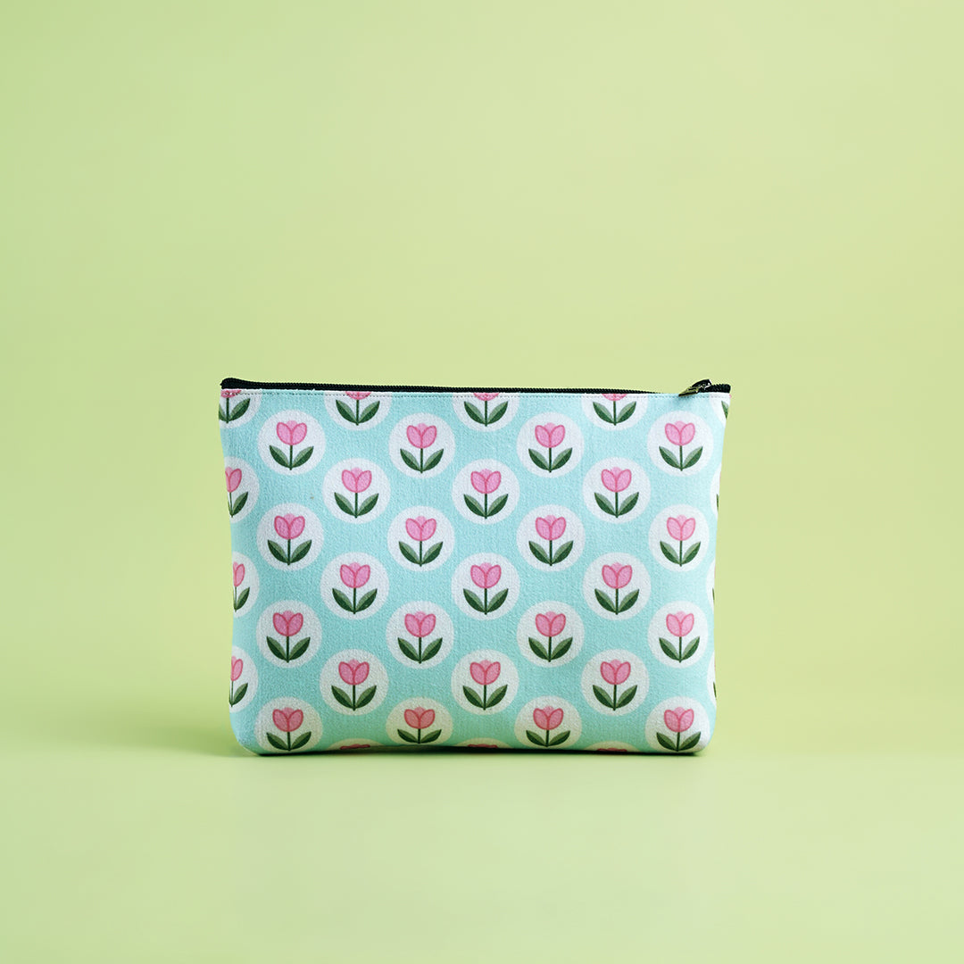 Lotus Felt Pouch