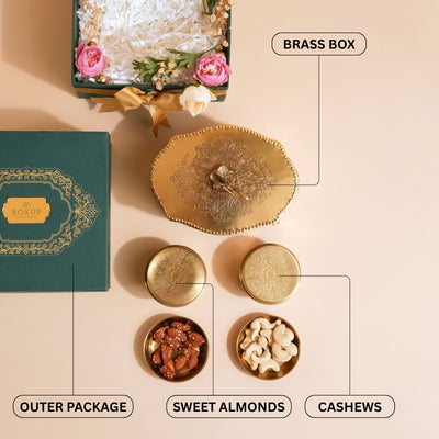 The Brass Rosette Hamper