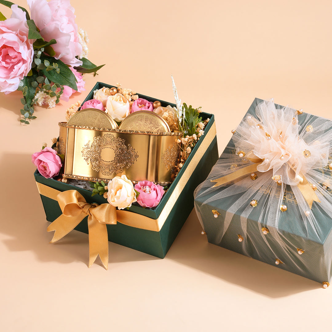 The Brass Rosette Hamper