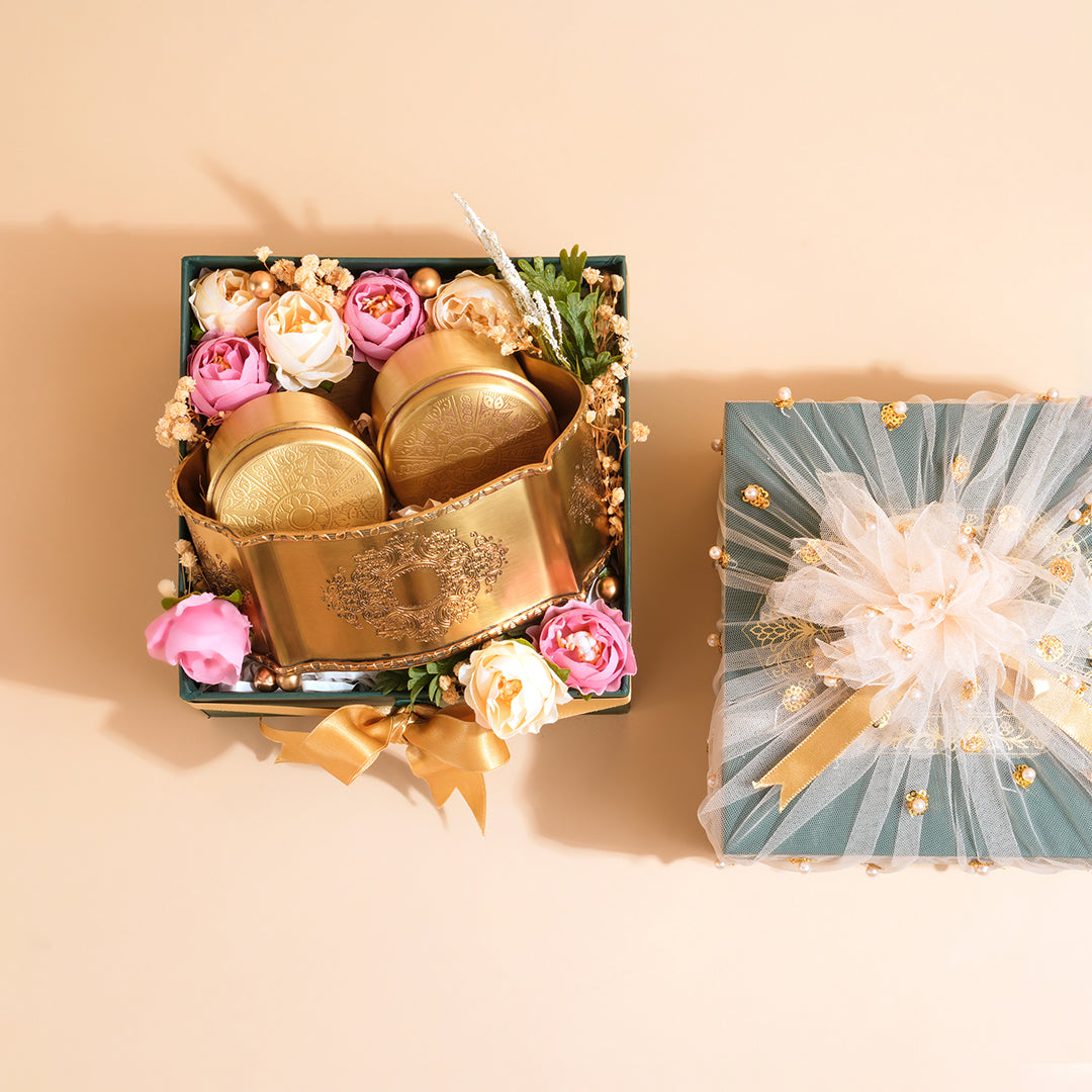 The Brass Rosette Hamper
