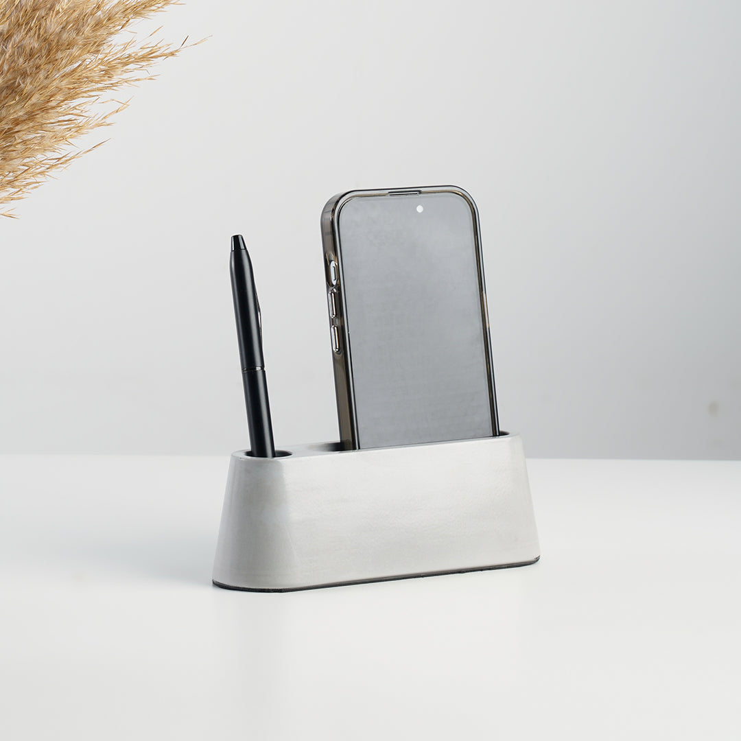 Concrete Phone & Pen Stand