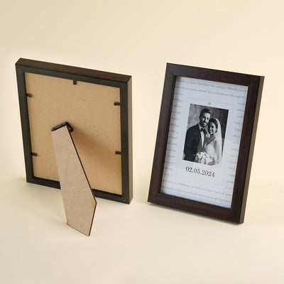Custom Wedding Photo Frame