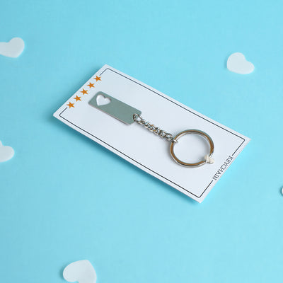 Metal keychain - “You have my heart”