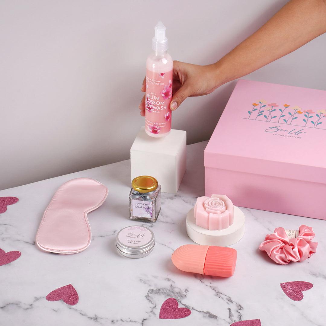 Buy Pretty in Pink Gift Box Online in India β BoxUp Luxury Gifting