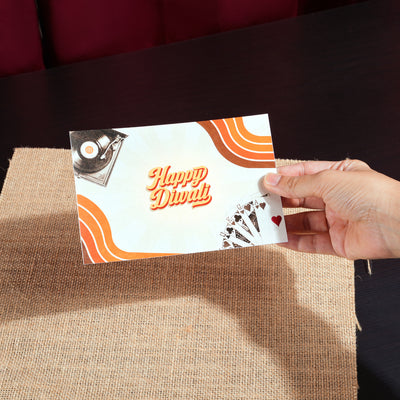 Retro Diwali Greeting Card