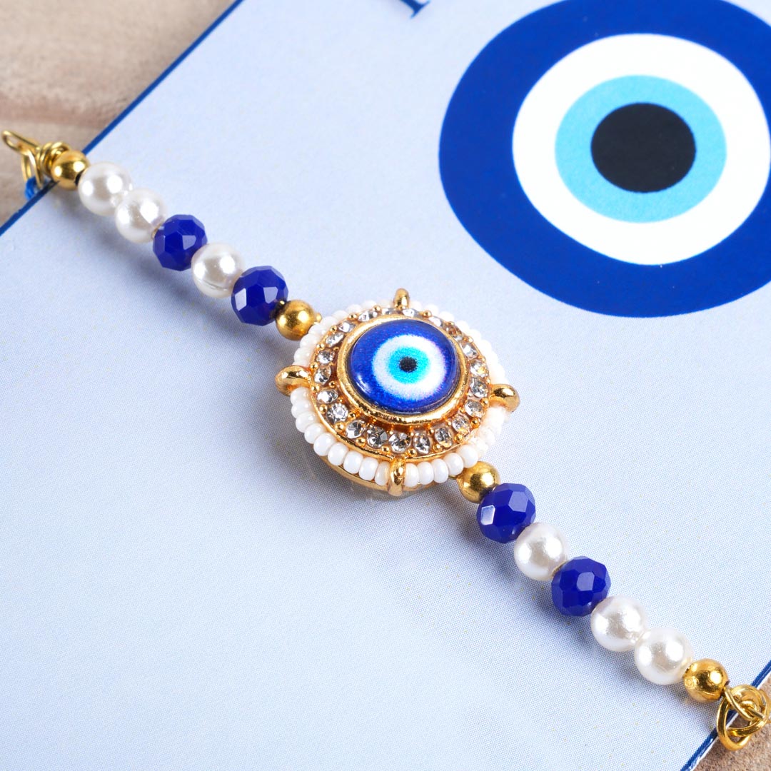 Blue Evil Eye Protection Rakhi