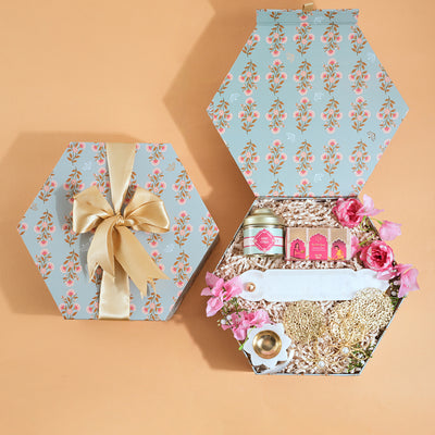 Floral Hexagon Diwali Hamper