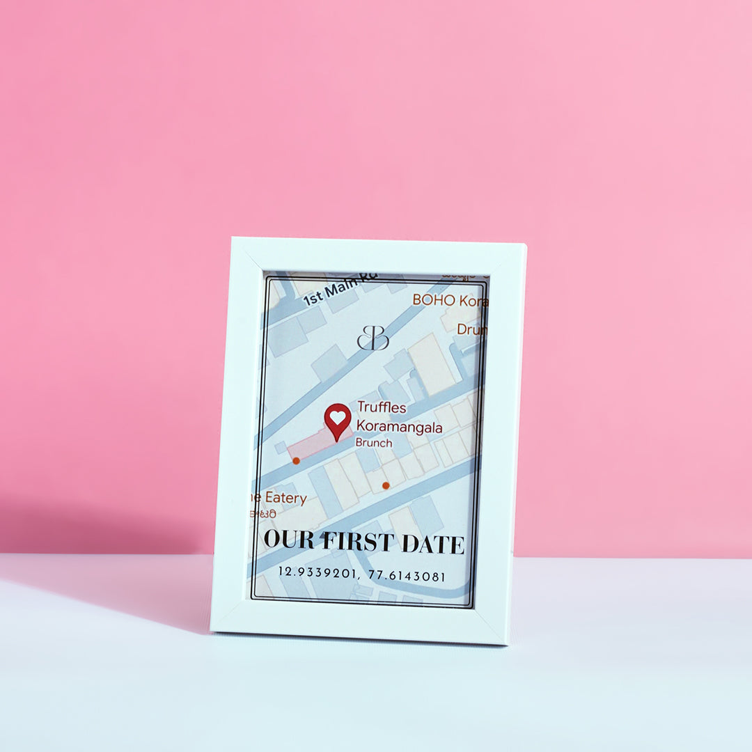 First Date Photo Frame Photo frame – First Date – BoxUp Luxury Gifting
