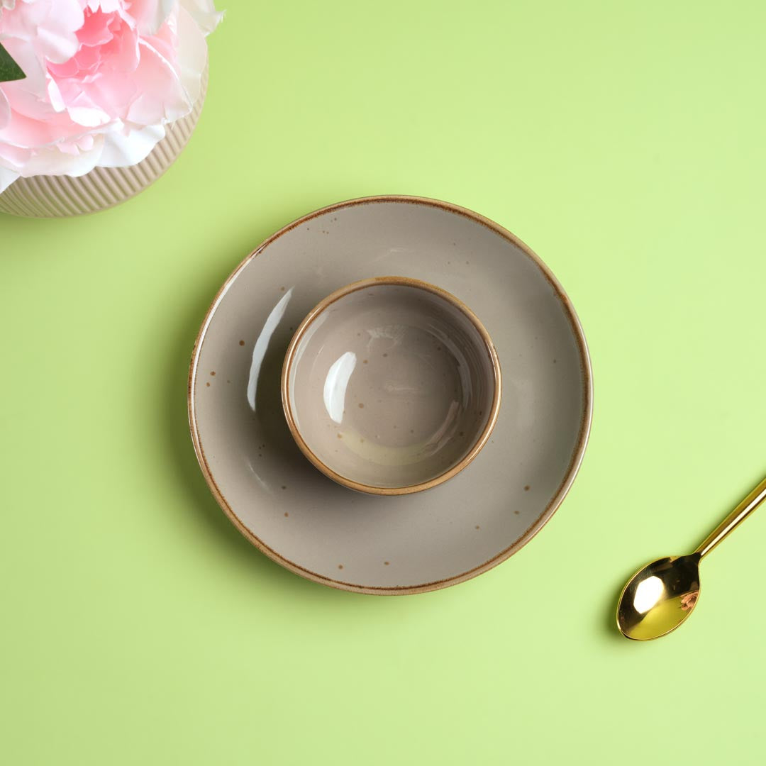 Smoke Ceramic Crockery Set