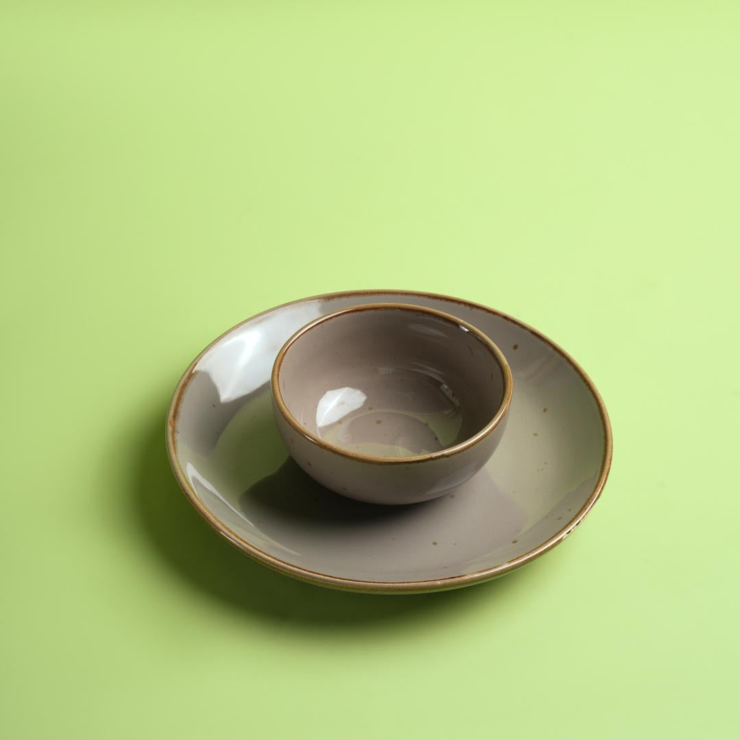 Smoke Ceramic Crockery Set