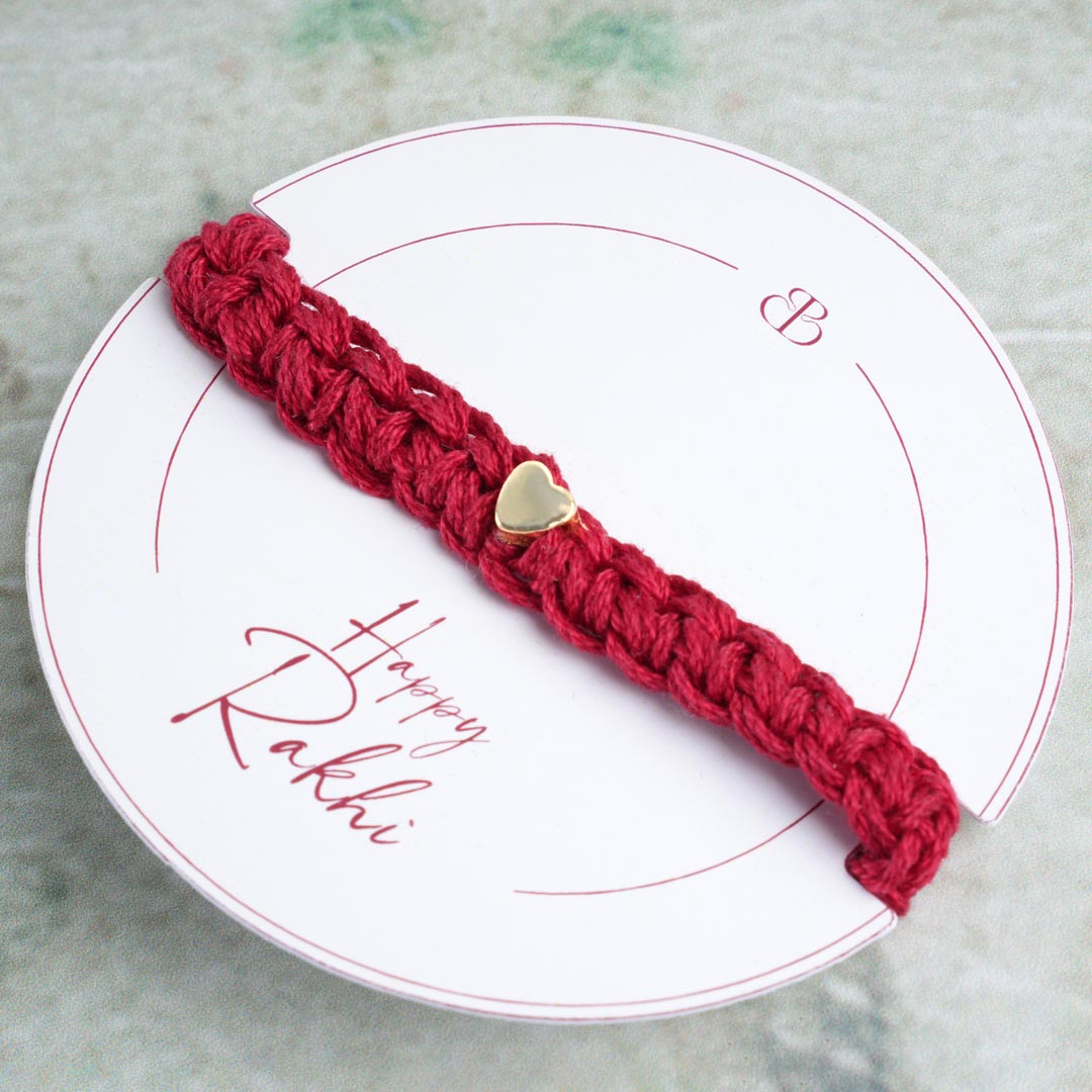 The Heart Rakhi for Sister