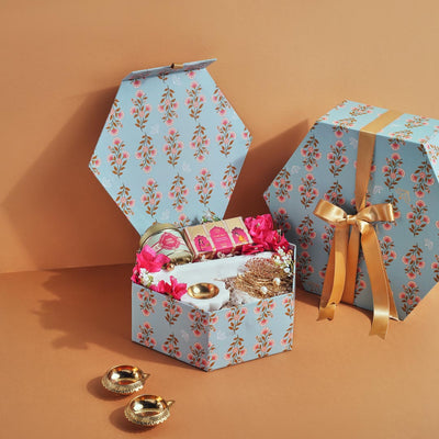 Floral Hexagon Diwali Hamper