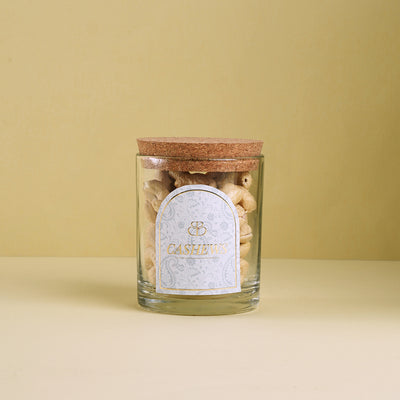 Cashews With Glass Jar