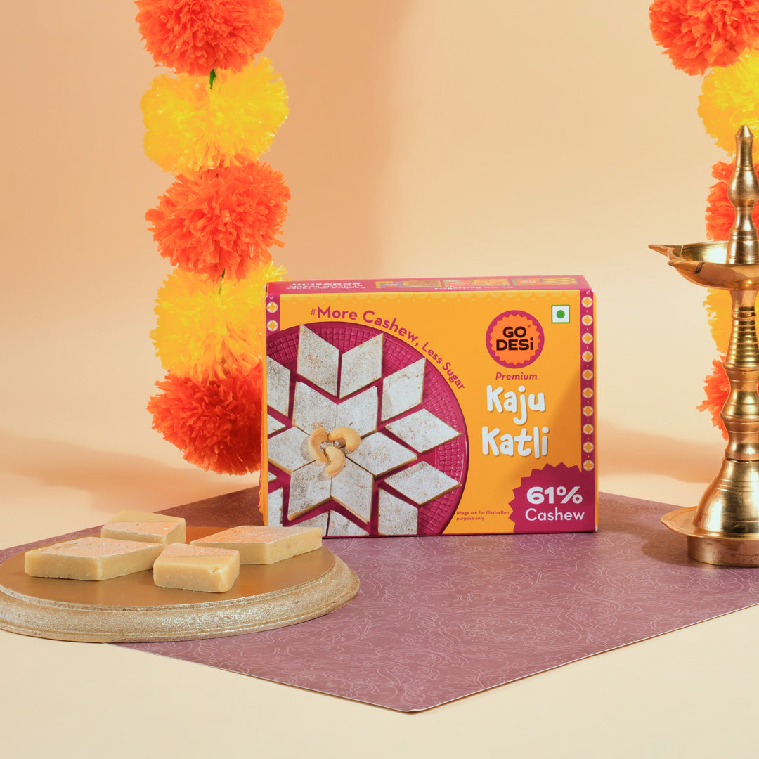 Premium Kaju Katli by Go Desi