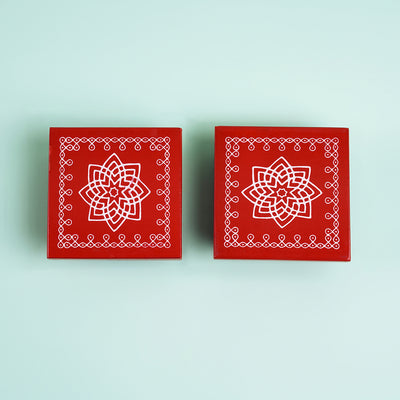 Kolam coasters (art piece)