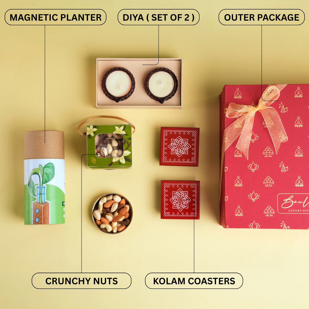 Crimson Kolam Diwali Hamper