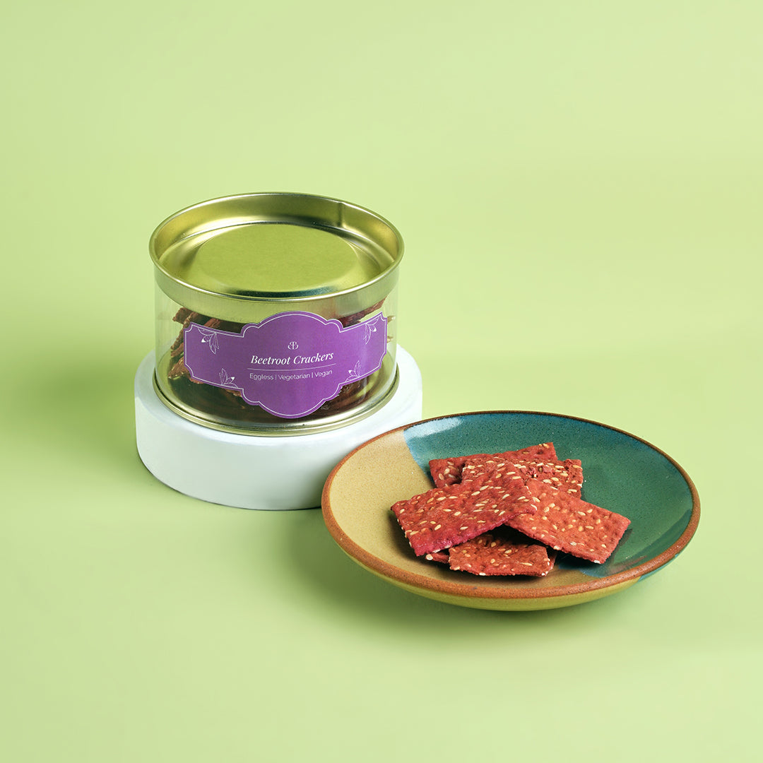 Beetroot Crackers