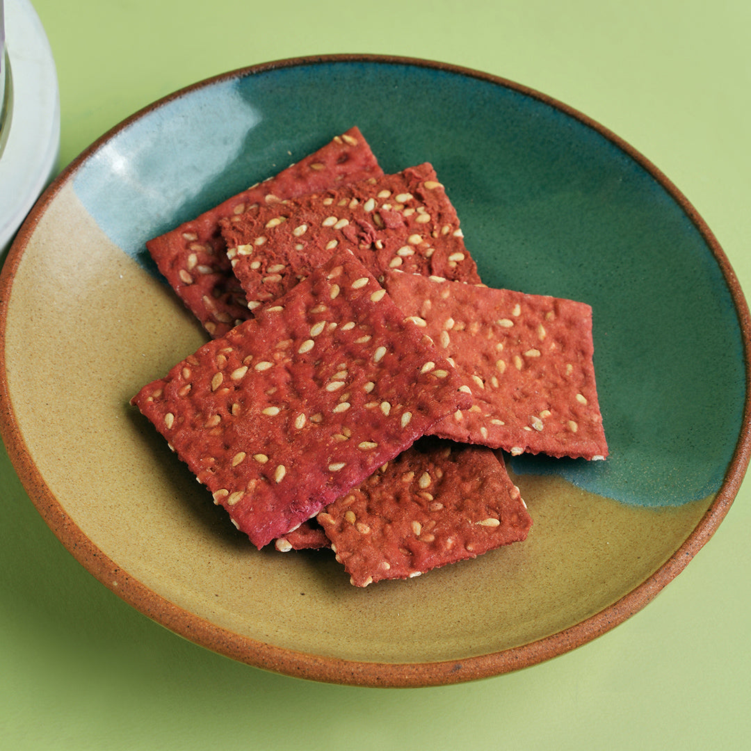 Beetroot Crackers