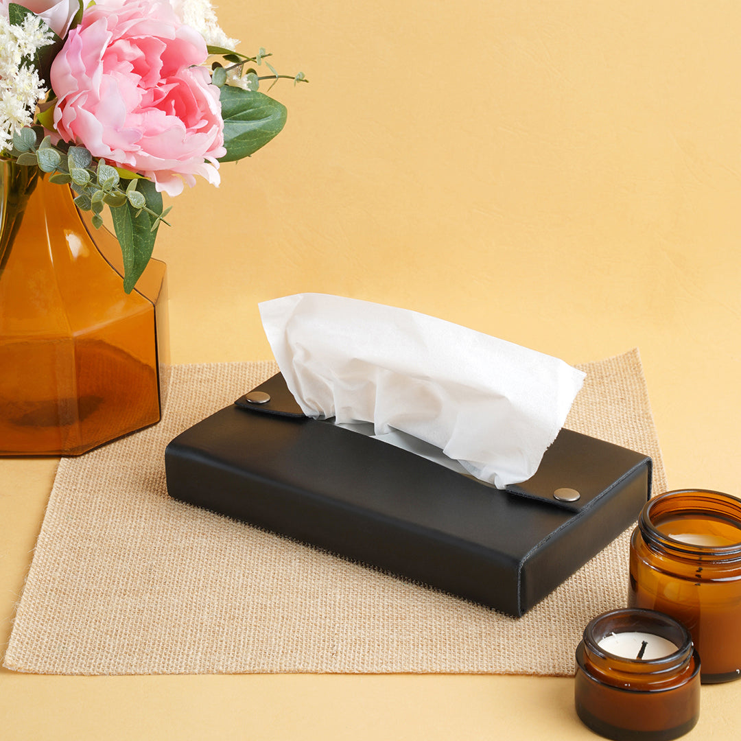 Leather Tissue Box