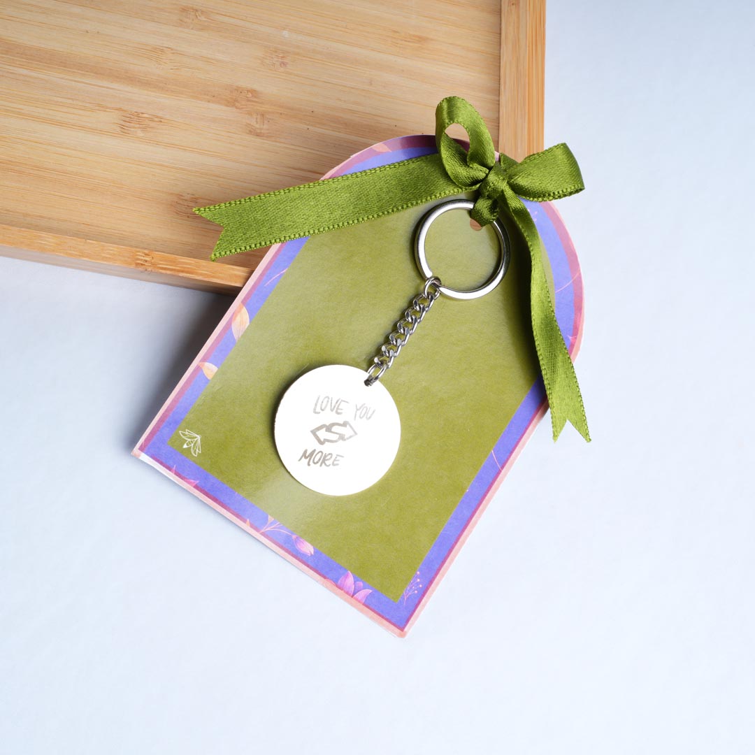 The Love You More Keychain