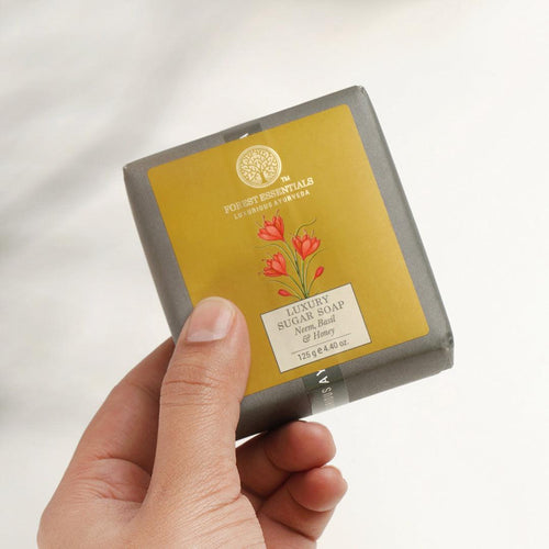 Forest essentials - Luxury Sugar Soap, Neem Basil & Honey