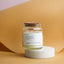 Scented candle with cork lid