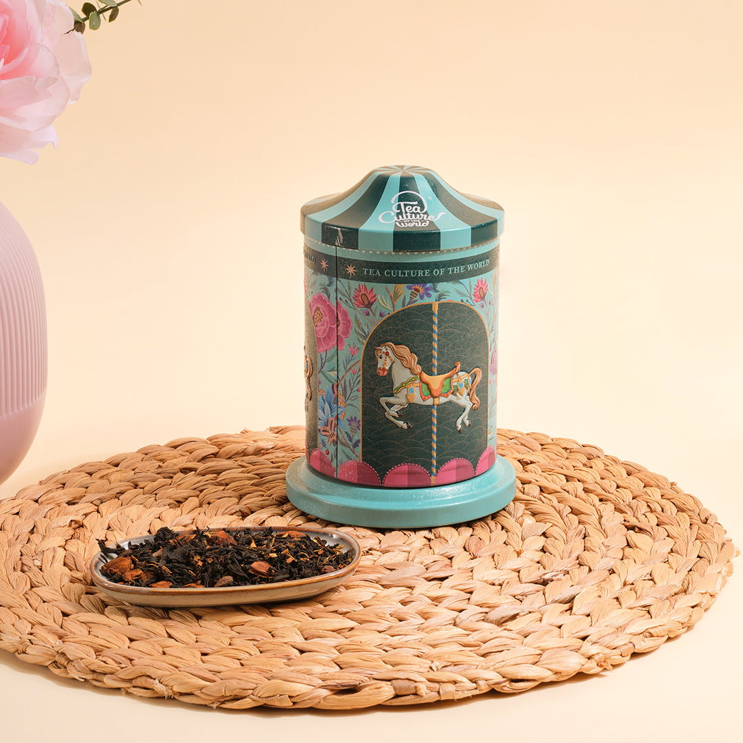 Saffron Spiced Musical Tea Tin