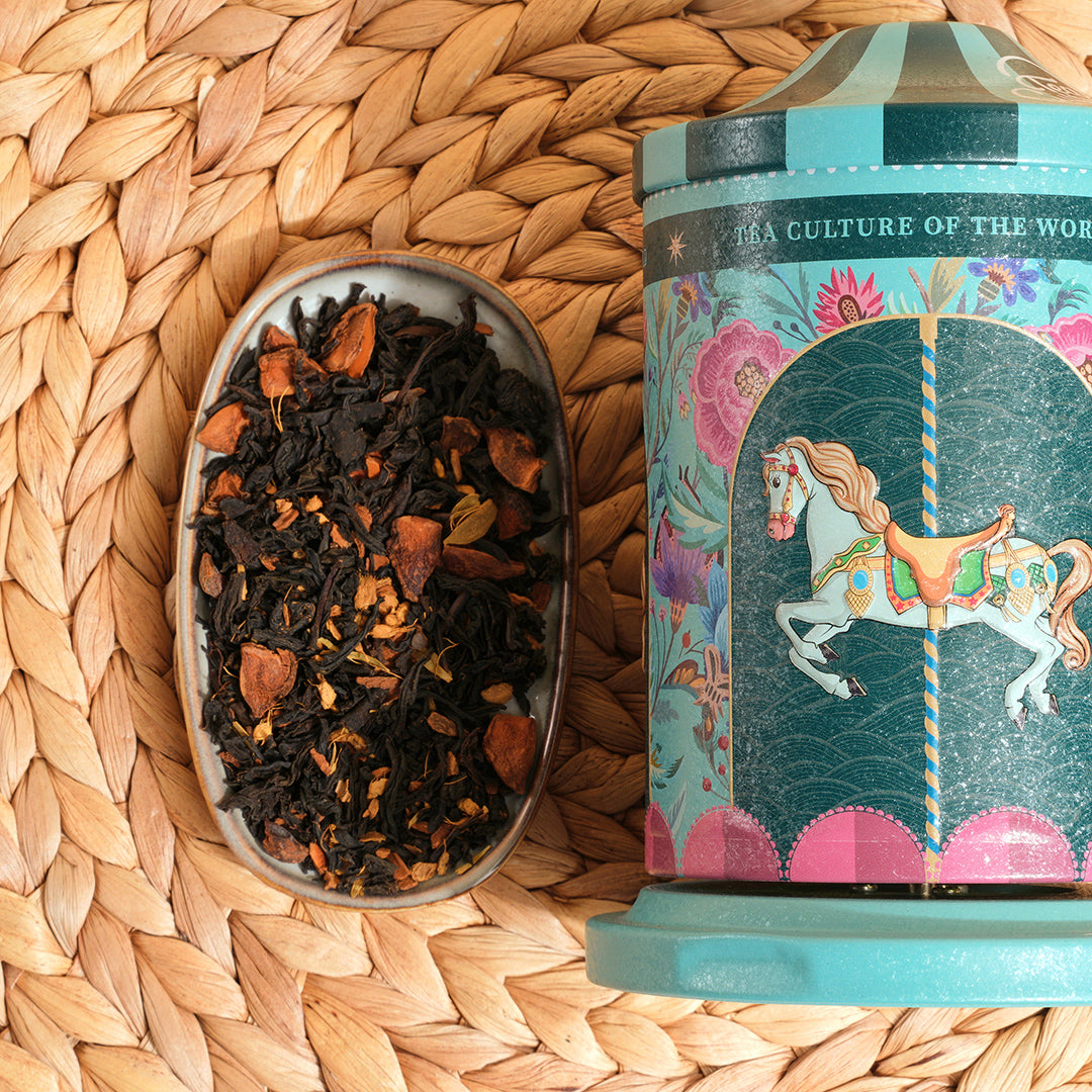 Saffron Spiced Musical Tea Tin
