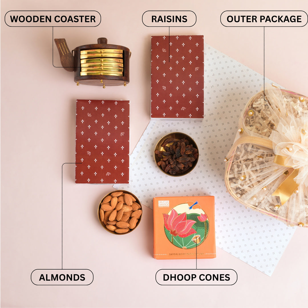 Nuts and Raisin Platter Gift Box