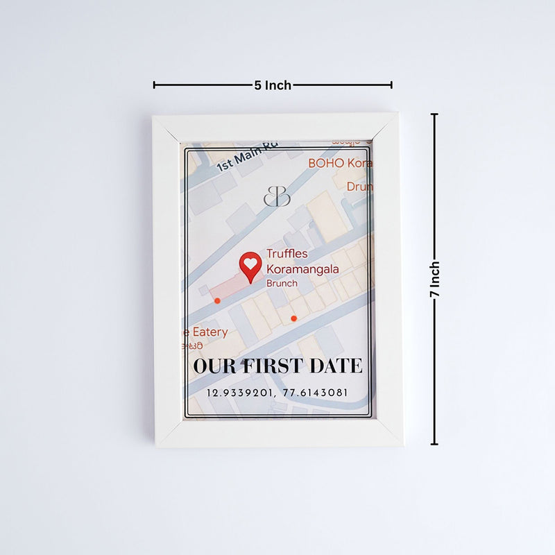 First Date Photo Frame First Date Photo Frame – BoxUp Luxury Gifting