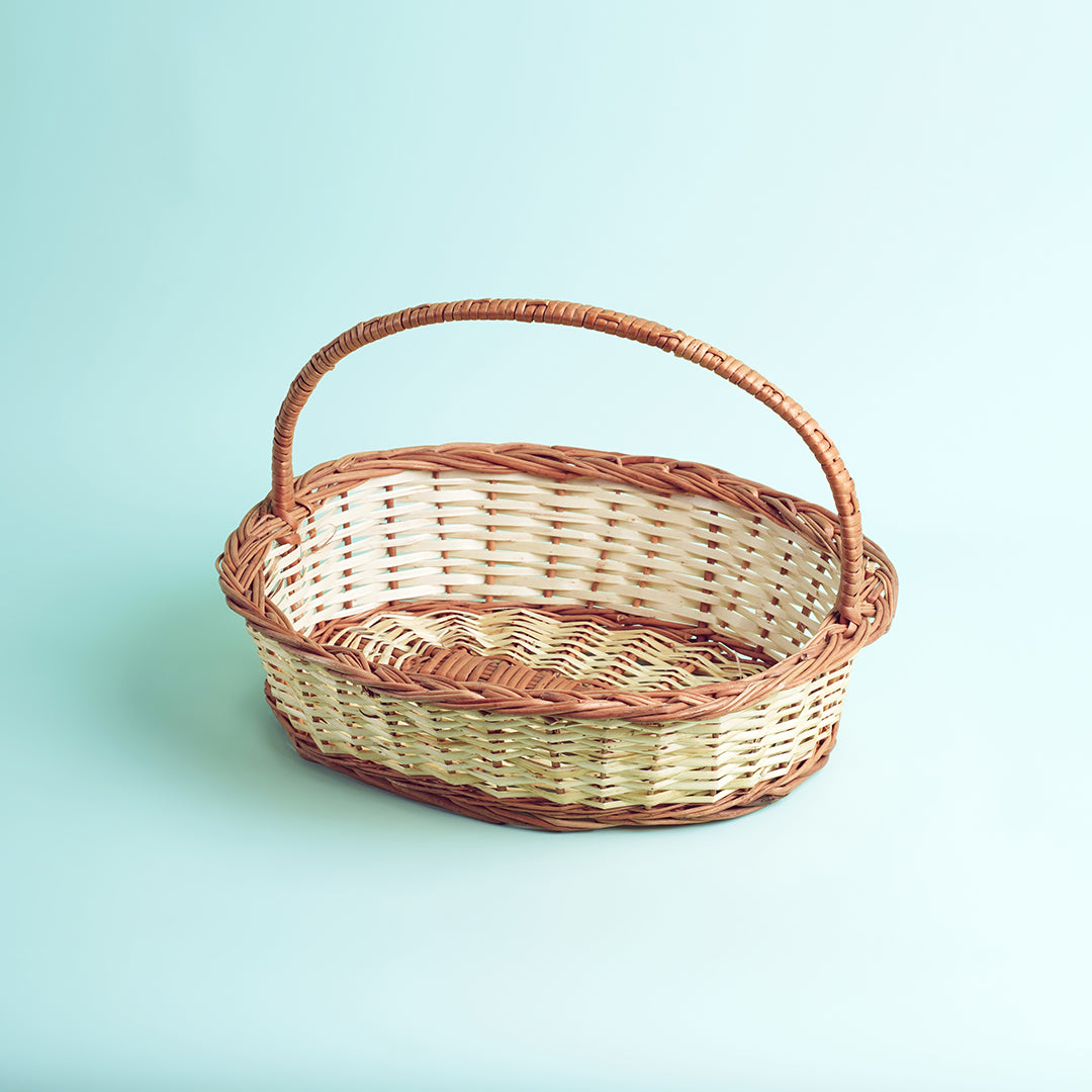 Oval Cane Basket
