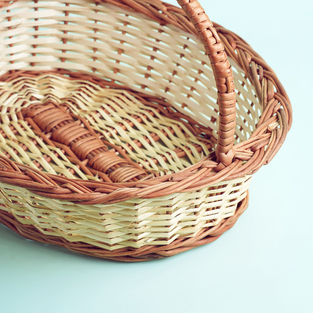 Oval Cane Basket