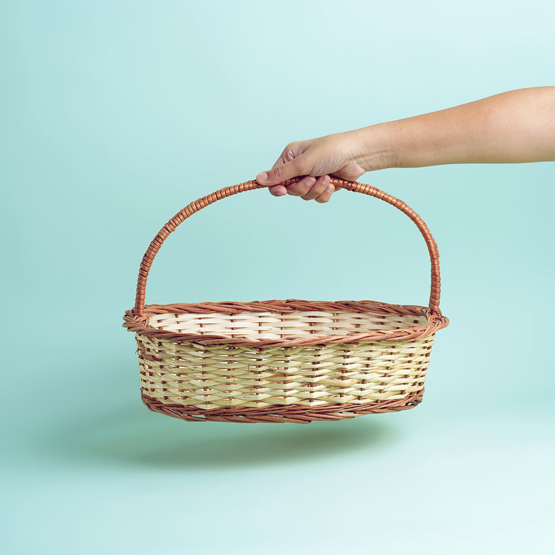 Oval Cane Basket