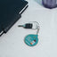 Round Charm Keychain