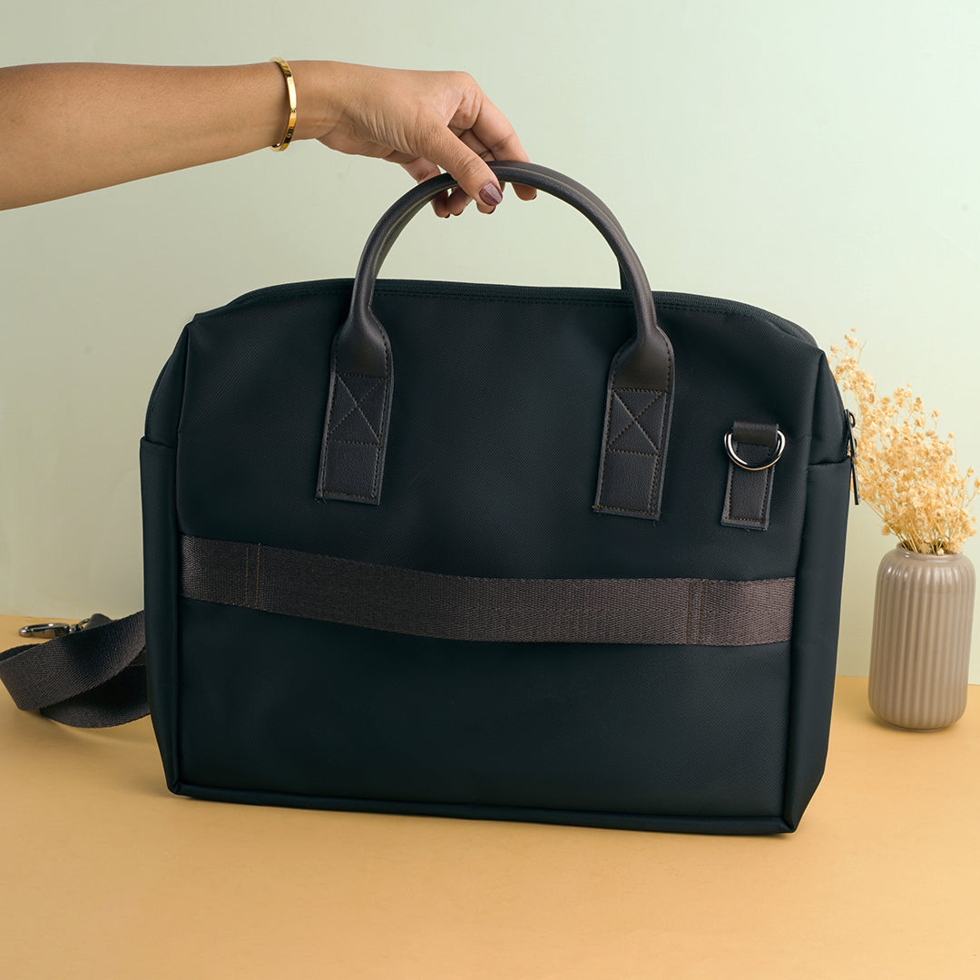 Shadow Black Laptop Bag
