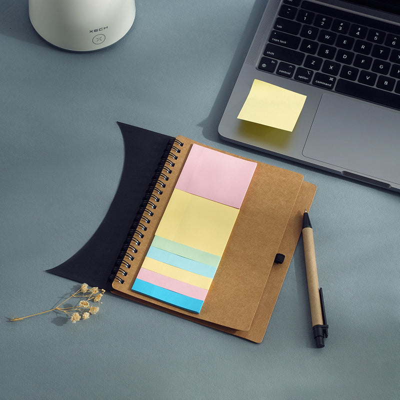 Open Fold Note Memo Fold – Sticky Note Journal – BoxUp Luxury Gifting